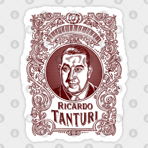Ricardo Tanturi in Red Sticker by Lisa Haney